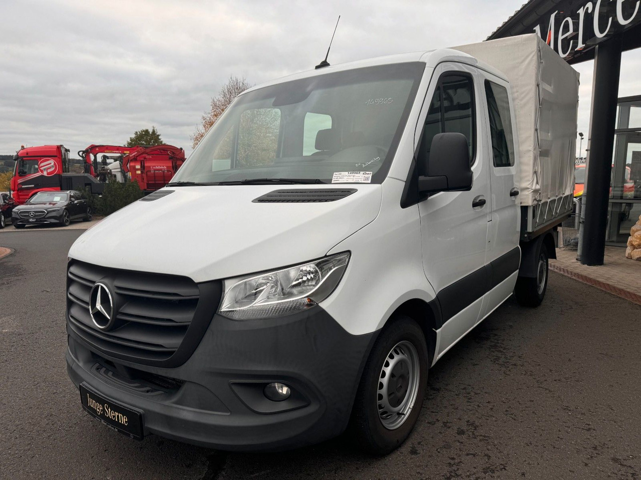 Mercedes-Benz Sprinter 215 CDI DoKa 9G Klima AHK SHZ - Dostavno vozilo s ravnom platformom, Dostavno vozilo sa duplom kabinom: slika 3 Mercedes-Benz Sprinter 215 CDI DoKa 9G Klima AHK SHZ - Dostavno vozilo s ravnom platformom, Dostavno vozilo sa duplom kabinom: slika 3