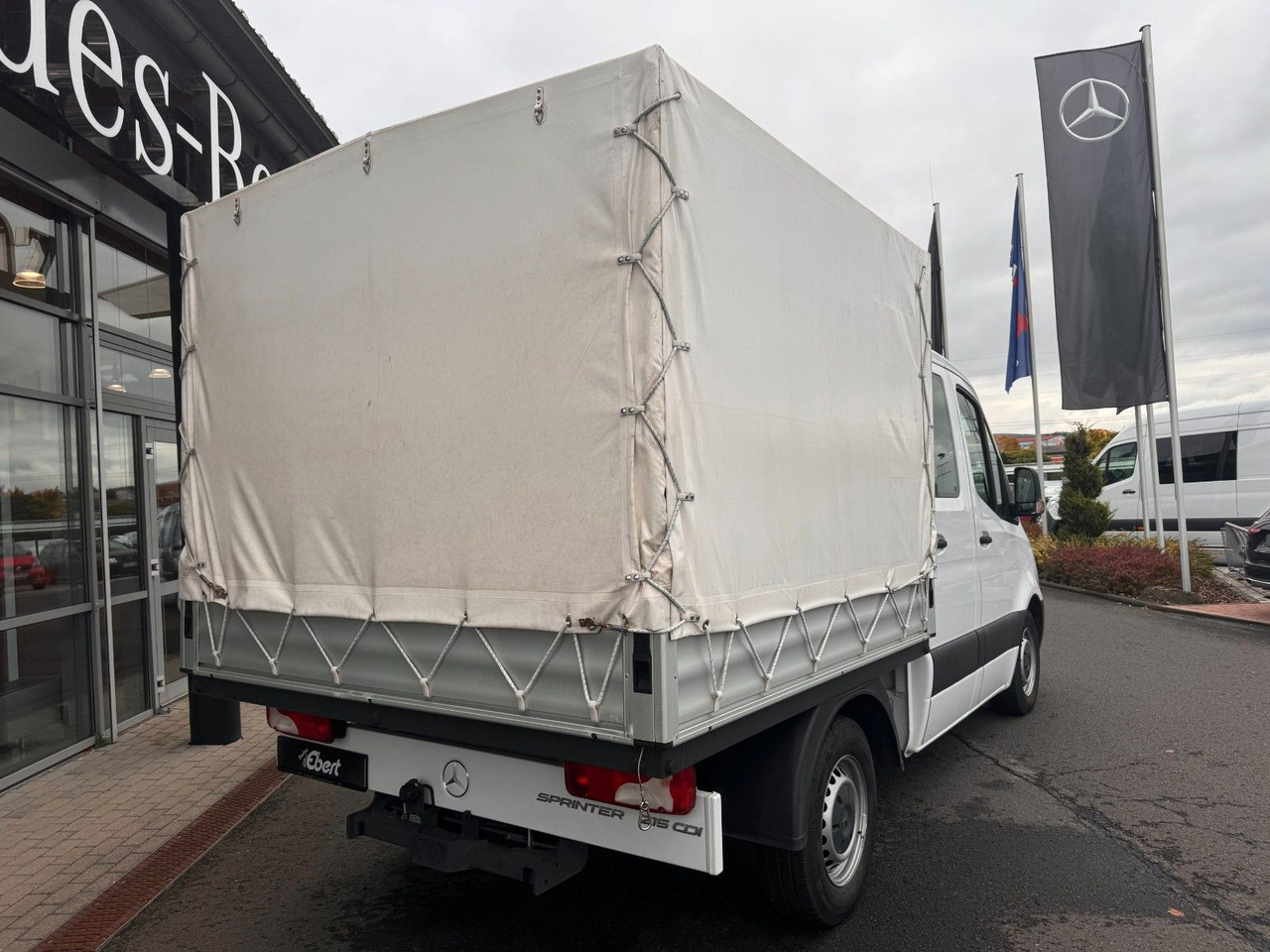 Mercedes-Benz Sprinter 215 CDI DoKa 9G Klima AHK SHZ - Dostavno vozilo s ravnom platformom, Dostavno vozilo sa duplom kabinom: slika 4 Mercedes-Benz Sprinter 215 CDI DoKa 9G Klima AHK SHZ - Dostavno vozilo s ravnom platformom, Dostavno vozilo sa duplom kabinom: slika 4