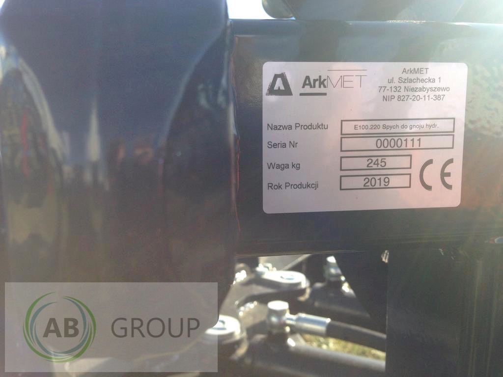 ArkMET hydraulic manure pusher E100.220, 2.2 m - Oprema za đubrenje: slika 2 ArkMET hydraulic manure pusher E100.220, 2.2 m - Oprema za đubrenje: slika 2