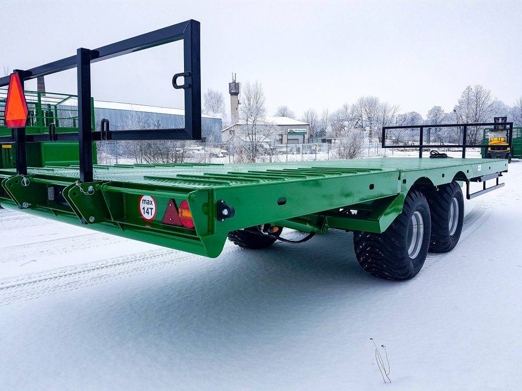 Dinapolis hydraulic bale trailer 14t, RPT-8000 - Platformska prikolica za farmu: slika 4 Dinapolis hydraulic bale trailer 14t, RPT-8000 - Platformska prikolica za farmu: slika 4