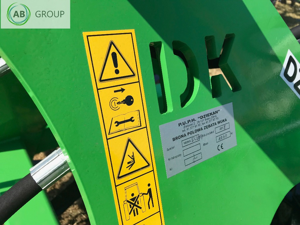 Dziekan hydraulic folding meadow harrow WUKA 5m 5C20H - Lančana drljača: slika 2 Dziekan hydraulic folding meadow harrow WUKA 5m 5C20H - Lančana drljača: slika 2
