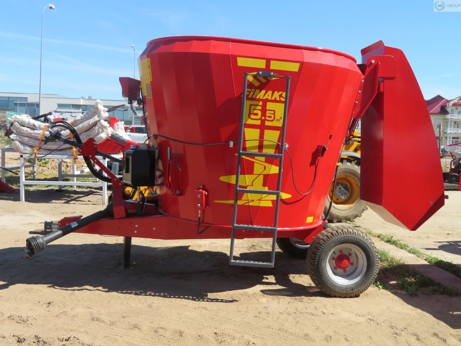 Fimaks Vertical Mixer feeder 5,5 m3 - Prikolica za mešanje stočne hrane: slika 1 Fimaks Vertical Mixer feeder 5,5 m3 - Prikolica za mešanje stočne hrane: slika 1
