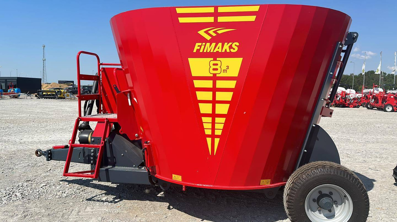 Fimaks vertical feeder mixer FMV8L, 8 m3 - on stock - Prikolica za mešanje stočne hrane: slika 1 Fimaks vertical feeder mixer FMV8L, 8 m3 - on stock - Prikolica za mešanje stočne hrane: slika 1