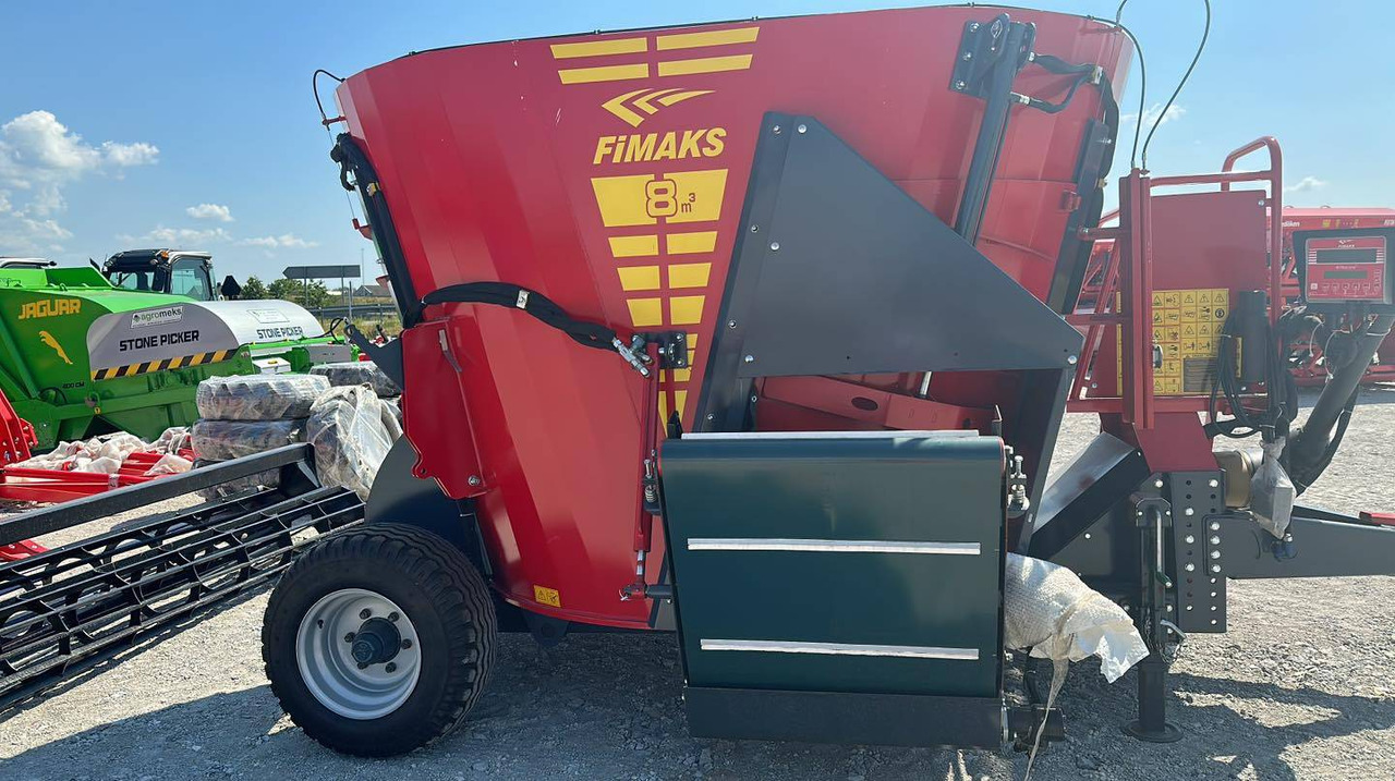 Fimaks vertical feeder mixer FMV8L, 8 m3 - on stock - Prikolica za mešanje stočne hrane: slika 2 Fimaks vertical feeder mixer FMV8L, 8 m3 - on stock - Prikolica za mešanje stočne hrane: slika 2