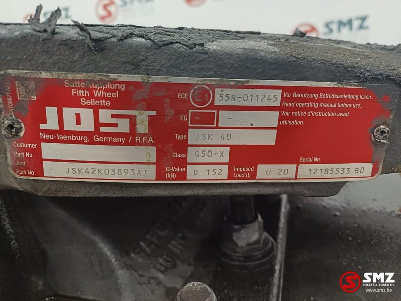 Jost Occ koppelschotel + montageplaat JOST JSK42 - Spojnica na petom točku za Kamion: slika 5 Jost Occ koppelschotel + montageplaat JOST JSK42 - Spojnica na petom točku za Kamion: slika 5