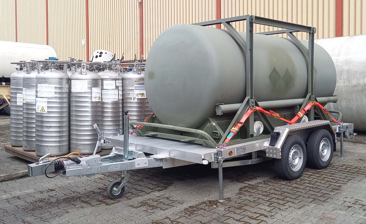 CRYOBASE Gas tank cryogenic trailer used for nitrogen, oxygen, argon - Prikolica cisterna: slika 1 CRYOBASE Gas tank cryogenic trailer used for nitrogen, oxygen, argon - Prikolica cisterna: slika 1