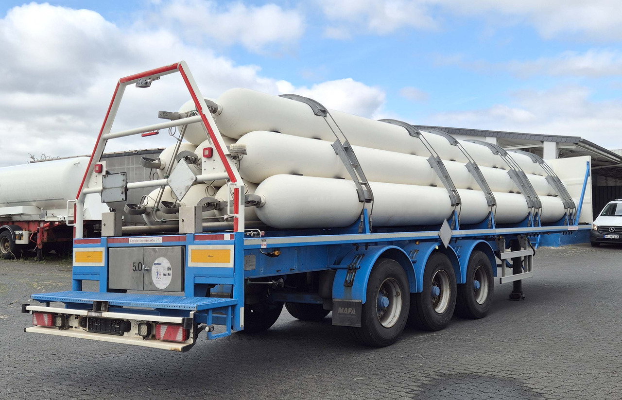 MAFA Gas tank tube semi-trailer used for compressed helium, hydrogen, Wasserstoff,  methane, CNG - Poluprikolica cisterna: slika 3 MAFA Gas tank tube semi-trailer used for compressed helium, hydrogen, Wasserstoff,  methane, CNG - Poluprikolica cisterna: slika 3