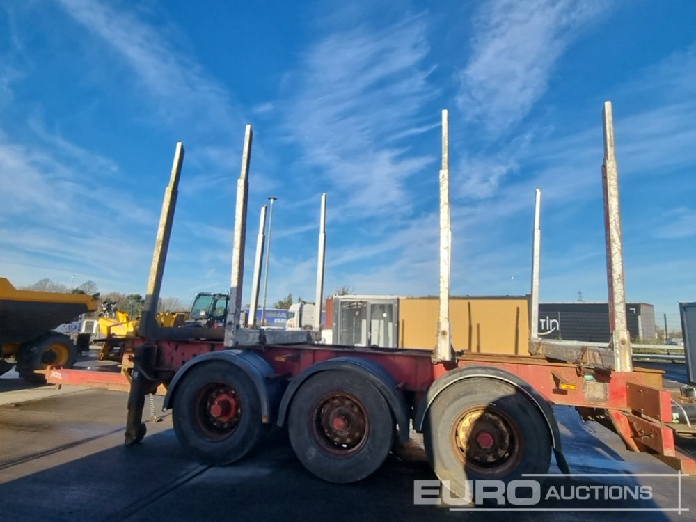 2006 SDC Trailer Tri Axle Drawbar Log Trailer, Air Brakes, Rear Lift Axle - Prikolica šticarka: slika 2 2006 SDC Trailer Tri Axle Drawbar Log Trailer, Air Brakes, Rear Lift Axle - Prikolica šticarka: slika 2