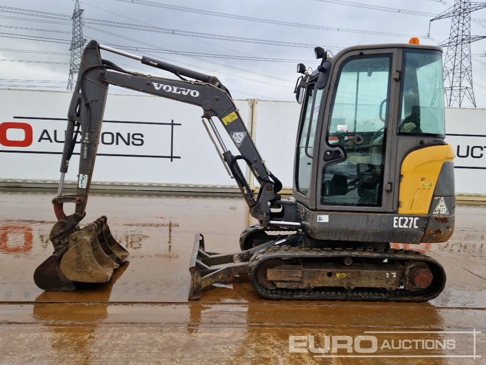 2011 Volvo EC27C - Mini bager: slika 2 2011 Volvo EC27C - Mini bager: slika 2