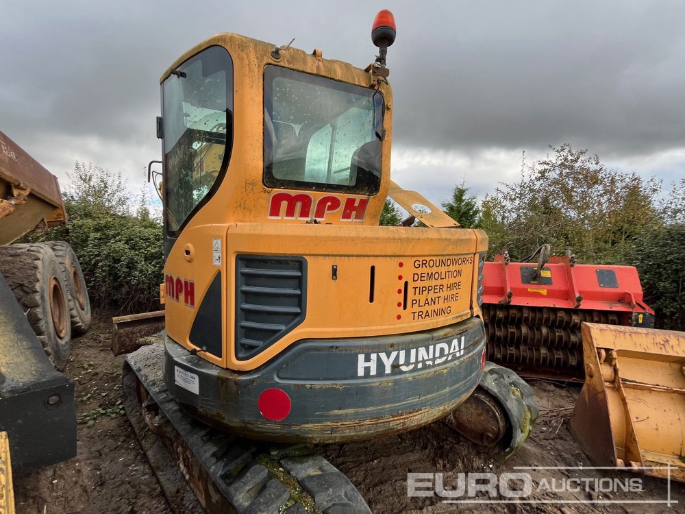 2012 Hyundai Robex R80CR-9 - Mini bager: slika 3 2012 Hyundai Robex R80CR-9 - Mini bager: slika 3