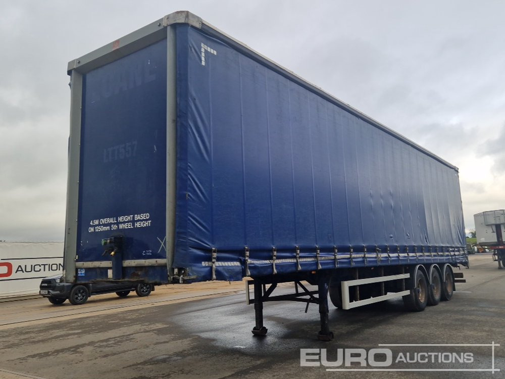 2012 Lawrence David SDC 45' Tri Axle Curtainsider Trailer, BPW Axles - Poluprikolica sa ceradom: slika 1 2012 Lawrence David SDC 45' Tri Axle Curtainsider Trailer, BPW Axles - Poluprikolica sa ceradom: slika 1