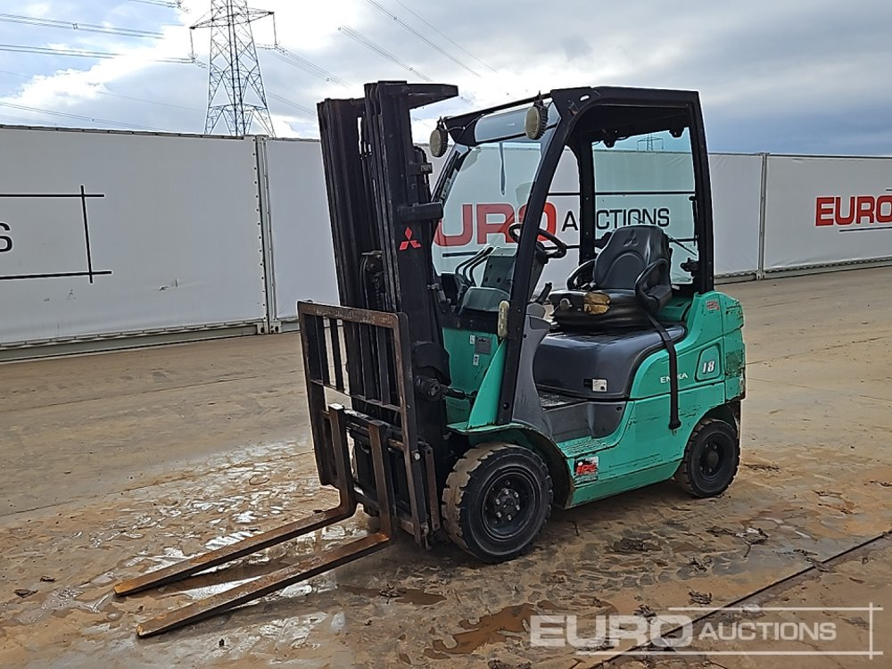 2012 Mitsubishi FD18N - Viljuškar: slika 1 2012 Mitsubishi FD18N - Viljuškar: slika 1