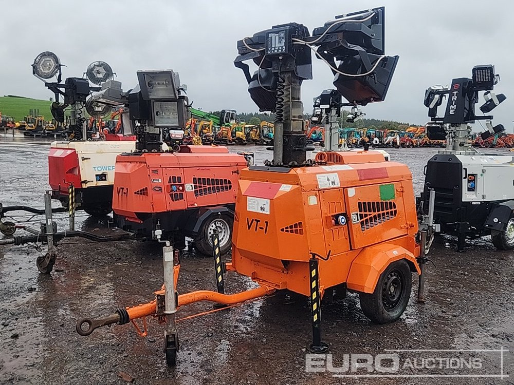 2012 Towerlight VT-1 Single Axle Lighting Tower, Kubota Engine - Toranj za osvetljenje: slika 1 2012 Towerlight VT-1 Single Axle Lighting Tower, Kubota Engine - Toranj za osvetljenje: slika 1