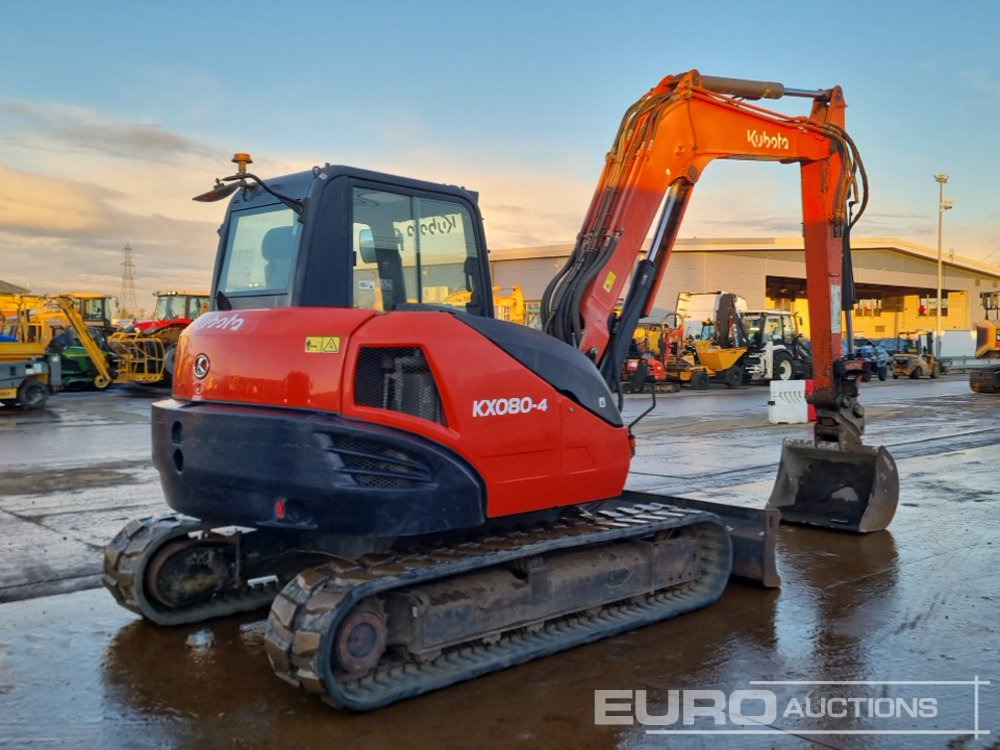 2013 Kubota KX080-4 - Mini bager: slika 5 2013 Kubota KX080-4 - Mini bager: slika 5