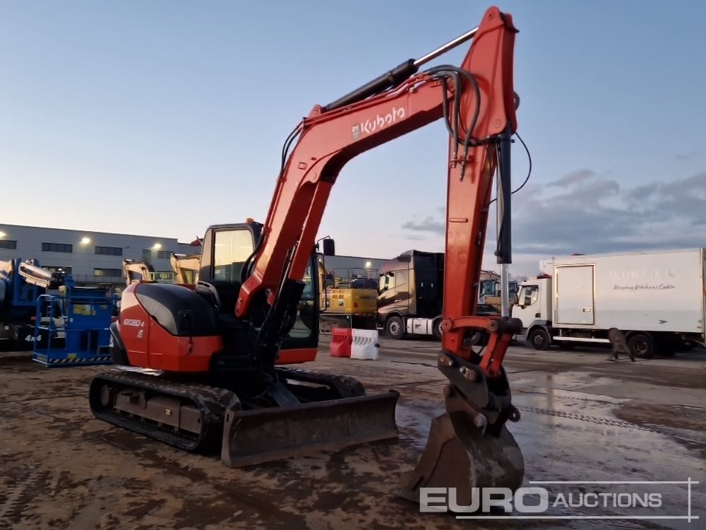 Mini bager 2014 Kubota KX080-4: slika 7 Mini bager 2014 Kubota KX080-4: slika 7