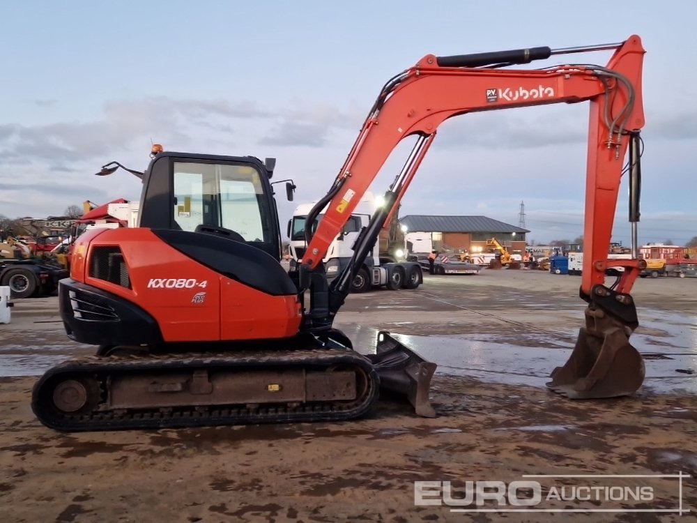 Mini bager 2014 Kubota KX080-4: slika 6 Mini bager 2014 Kubota KX080-4: slika 6