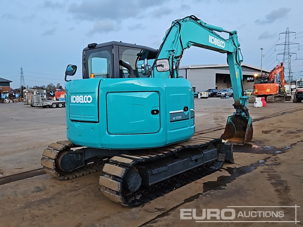 2015 Kobelco SK75SR-3 - Mini bager: slika 5 2015 Kobelco SK75SR-3 - Mini bager: slika 5