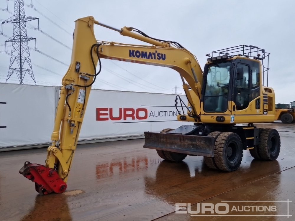 2015 Komatsu PW148-10 - Bager točkaš: slika 1 2015 Komatsu PW148-10 - Bager točkaš: slika 1