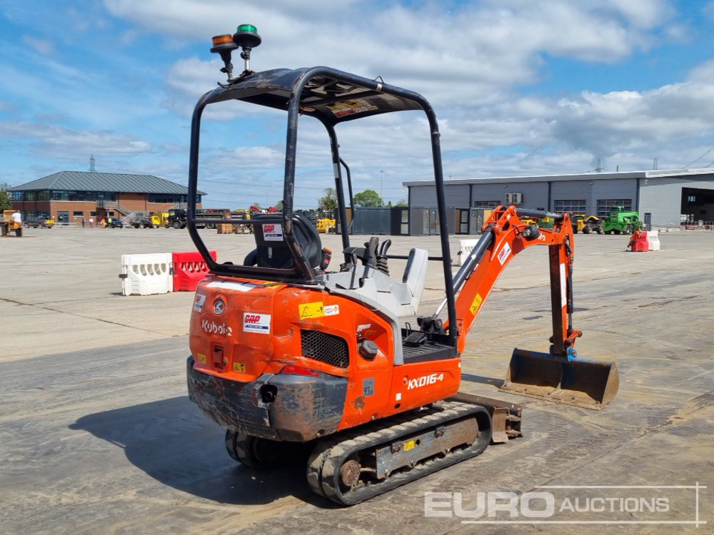 2015 Kubota KX016-4 - Mini bager: slika 5 2015 Kubota KX016-4 - Mini bager: slika 5