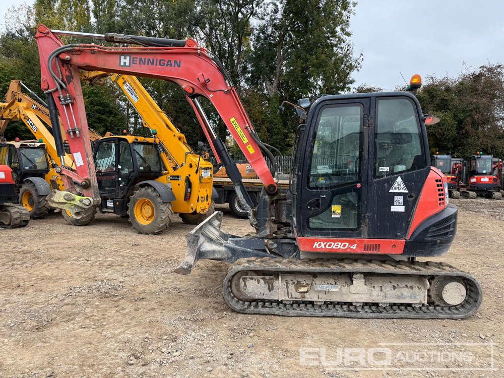 2015 Kubota KX080-4 - Mini bager: slika 1 2015 Kubota KX080-4 - Mini bager: slika 1