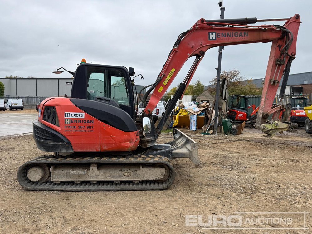 2015 Kubota KX080-4 - Mini bager: slika 3 2015 Kubota KX080-4 - Mini bager: slika 3