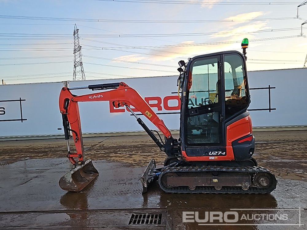 2015 Kubota U27-4 - Mini bager: slika 2 2015 Kubota U27-4 - Mini bager: slika 2