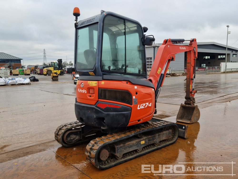 2015 Kubota U27-4 - Mini bager: slika 5 2015 Kubota U27-4 - Mini bager: slika 5