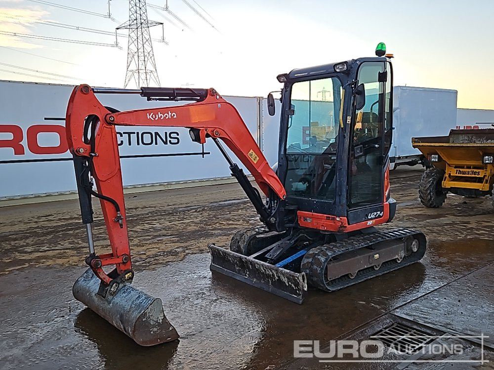 2015 Kubota U27-4 - Mini bager: slika 1 2015 Kubota U27-4 - Mini bager: slika 1