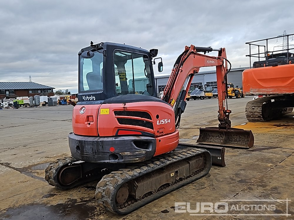 2015 Kubota U55-4 - Mini bager: slika 5 2015 Kubota U55-4 - Mini bager: slika 5