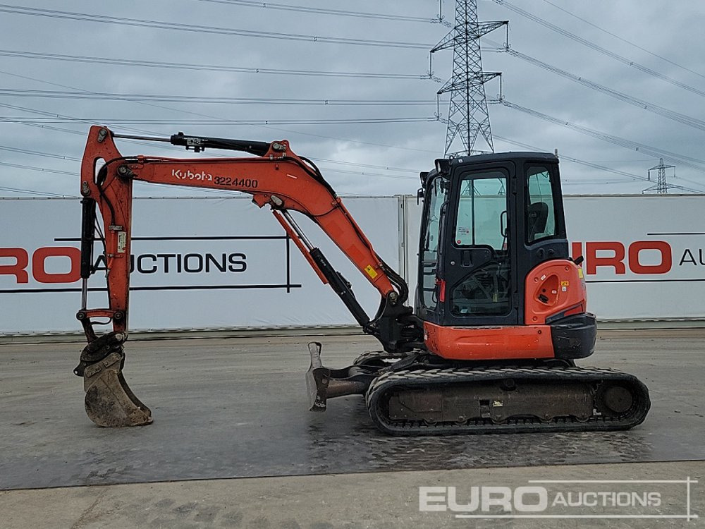 2015 Kubota U55-4 - Mini bager: slika 2 2015 Kubota U55-4 - Mini bager: slika 2