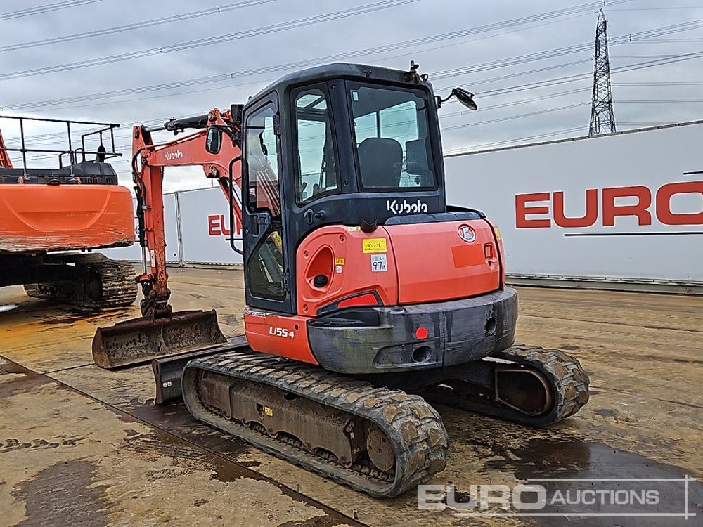 2015 Kubota U55-4 - Mini bager: slika 3 2015 Kubota U55-4 - Mini bager: slika 3