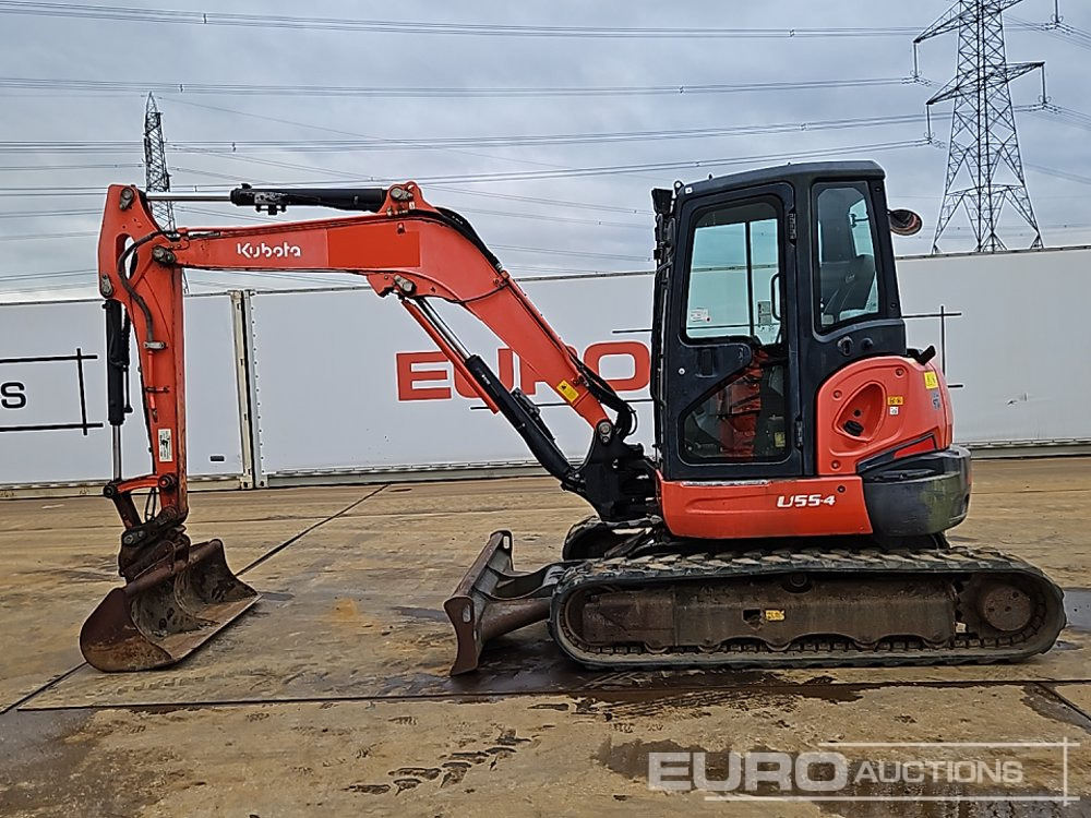2015 Kubota U55-4 - Mini bager: slika 2 2015 Kubota U55-4 - Mini bager: slika 2