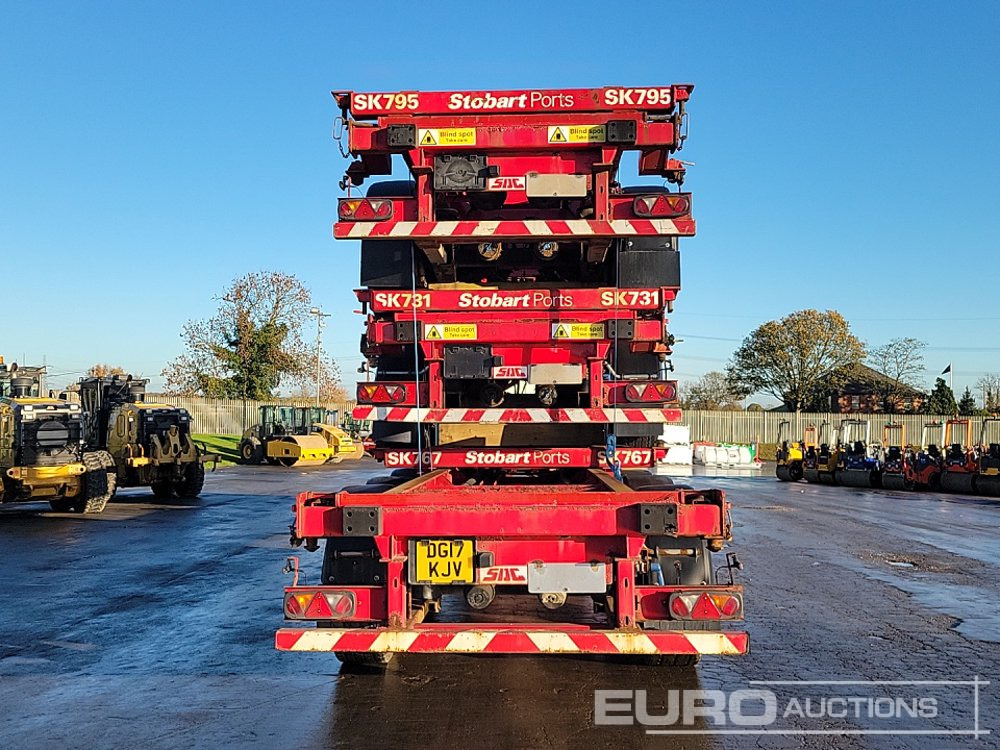 2015 SDC Tri Axle Sliding Skeletal Trailer (3 of) - Plato poluprikolica: slika 4 2015 SDC Tri Axle Sliding Skeletal Trailer (3 of) - Plato poluprikolica: slika 4