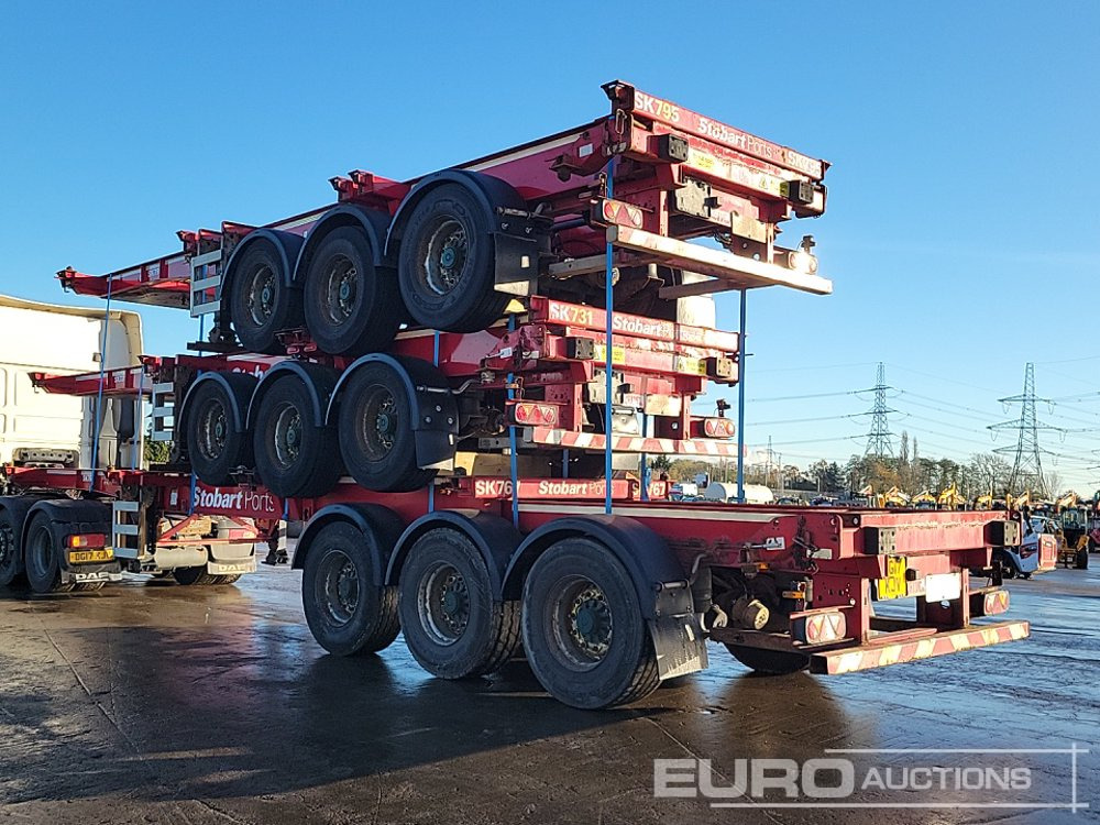 2015 SDC Tri Axle Sliding Skeletal Trailer (3 of) - Plato poluprikolica: slika 3 2015 SDC Tri Axle Sliding Skeletal Trailer (3 of) - Plato poluprikolica: slika 3