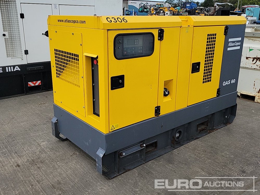 2016 Atlas Copco QAS 60 - Set generatora: slika 1 2016 Atlas Copco QAS 60 - Set generatora: slika 1