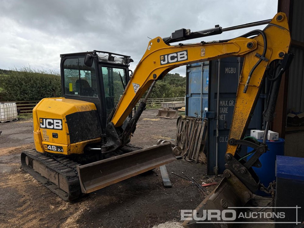 2016 JCB 48Z-1 - Mini bager: slika 3 2016 JCB 48Z-1 - Mini bager: slika 3