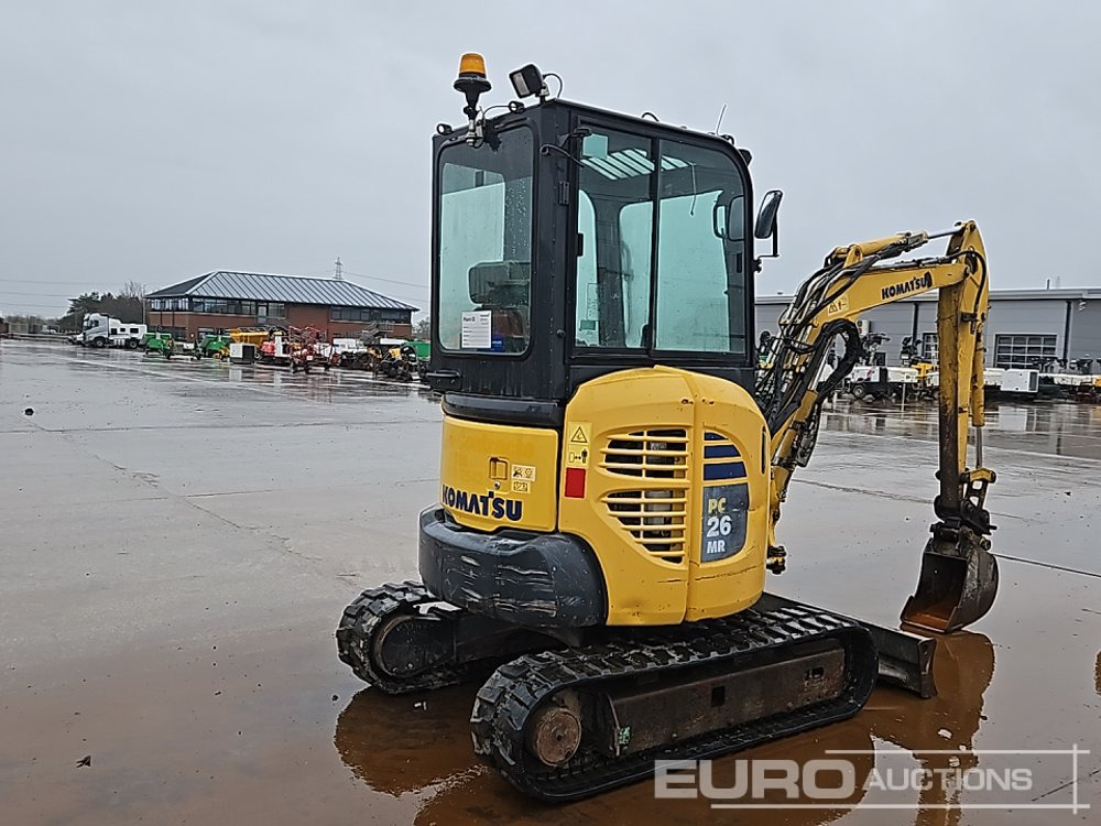 2016 Komatsu PC26MR-3 - Mini bager: slika 5 2016 Komatsu PC26MR-3 - Mini bager: slika 5