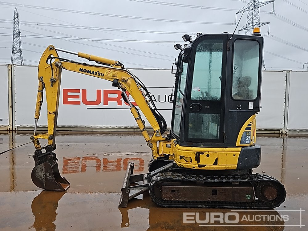 2016 Komatsu PC26MR-3 - Mini bager: slika 2 2016 Komatsu PC26MR-3 - Mini bager: slika 2