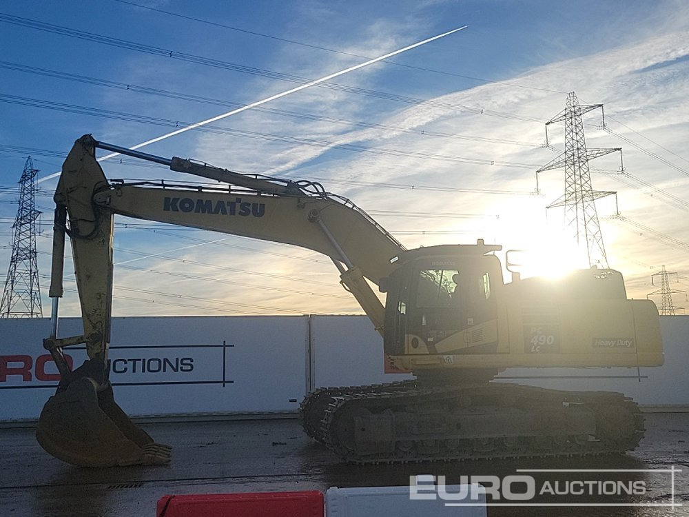 2016 Komatsu PC490LC-10 - Bager guseničar: slika 2 2016 Komatsu PC490LC-10 - Bager guseničar: slika 2