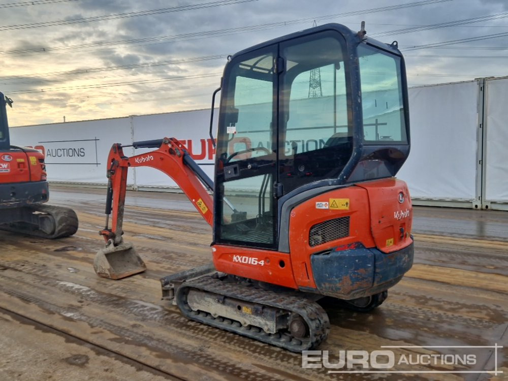 2016 Kubota KX016-4 - Mini bager: slika 3 2016 Kubota KX016-4 - Mini bager: slika 3
