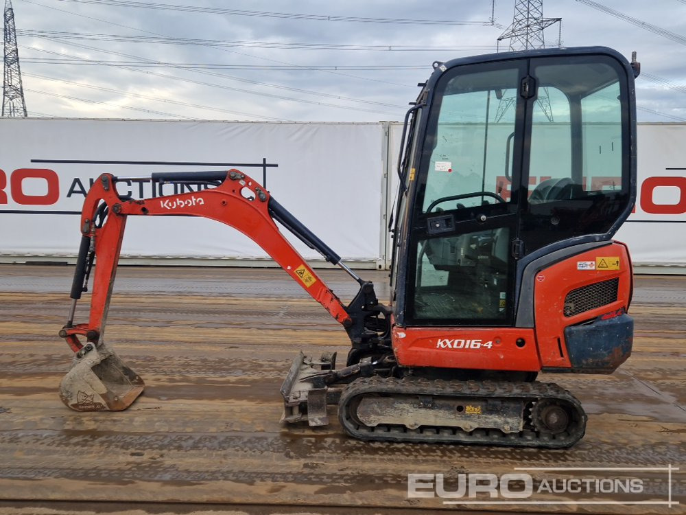 2016 Kubota KX016-4 - Mini bager: slika 2 2016 Kubota KX016-4 - Mini bager: slika 2