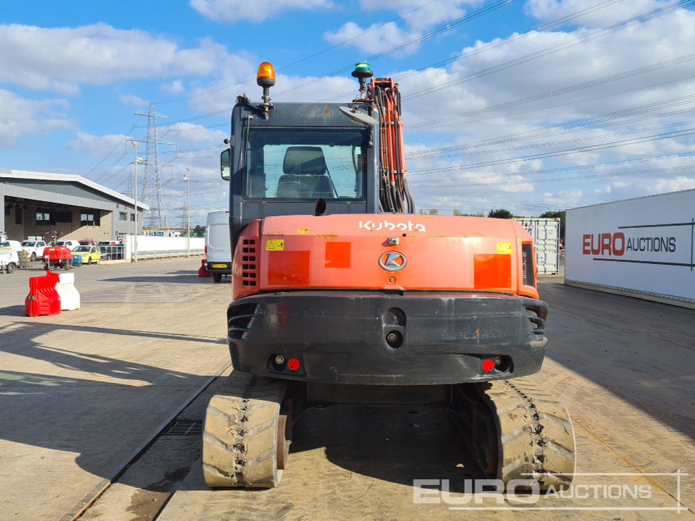 2016 Kubota KX080-4 - Mini bager: slika 4 2016 Kubota KX080-4 - Mini bager: slika 4
