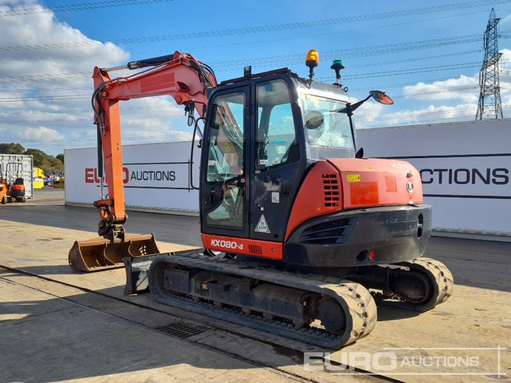 2016 Kubota KX080-4 - Mini bager: slika 3 2016 Kubota KX080-4 - Mini bager: slika 3