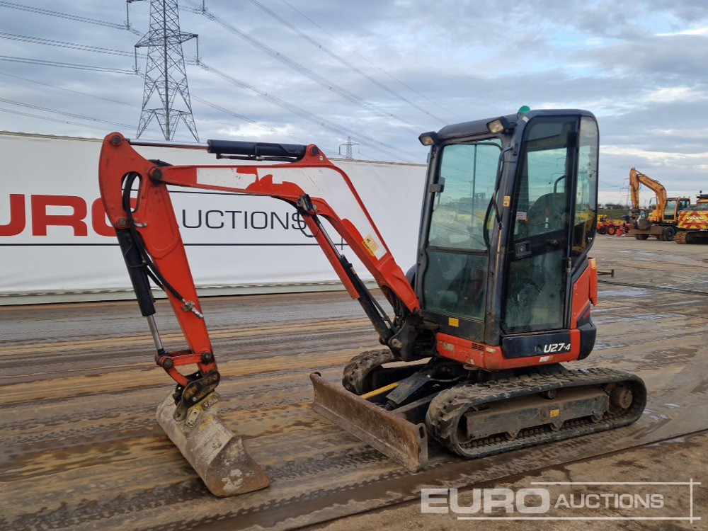 2016 Kubota U27-4 - Mini bager: slika 1 2016 Kubota U27-4 - Mini bager: slika 1