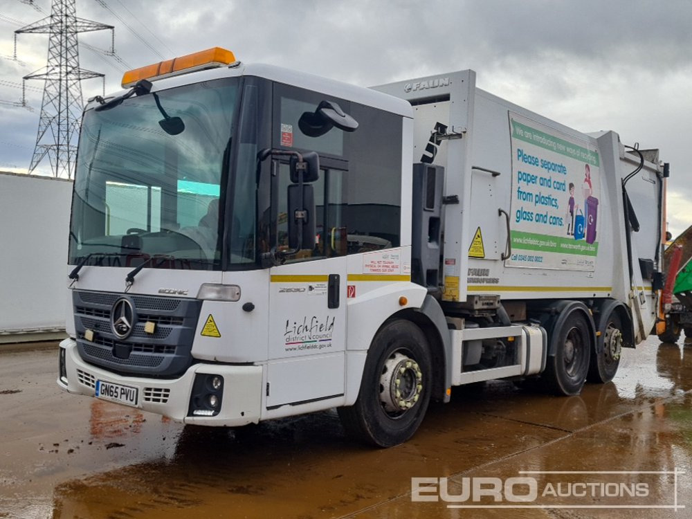 2016 Mercedes Econic 2630 - Kamion za smeće: slika 1 2016 Mercedes Econic 2630 - Kamion za smeće: slika 1