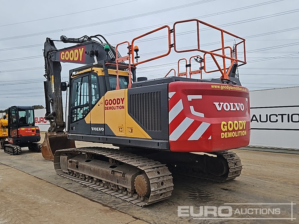 2016 Volvo EC250EL - Bager guseničar: slika 3 2016 Volvo EC250EL - Bager guseničar: slika 3