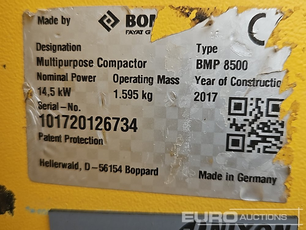 Mašina za asfalt 2017 Bomag BMP8500: slika 36