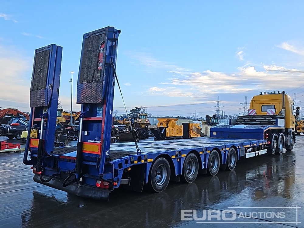 2017 Kassbohrer 4 Axle Extendable Stepframe Low Loader Trailer, 1 Rear Stear Axle, Out Riggers, Hydraulic Fliptoe Ramps - Niska poluprikolica za prevoz: slika 5 2017 Kassbohrer 4 Axle Extendable Stepframe Low Loader Trailer, 1 Rear Stear Axle, Out Riggers, Hydraulic Fliptoe Ramps - Niska poluprikolica za prevoz: slika 5