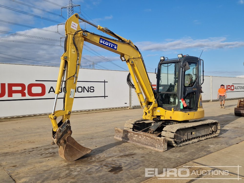 2017 Komatsu PC55MR-3 - Mini bager: slika 1 2017 Komatsu PC55MR-3 - Mini bager: slika 1