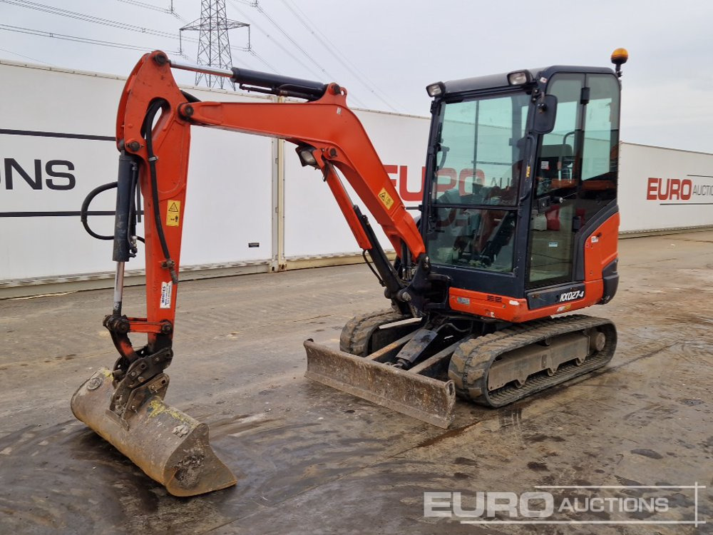 2017 Kubota KX027-4 - Mini bager: slika 1 2017 Kubota KX027-4 - Mini bager: slika 1